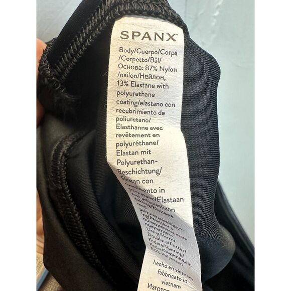 Spanx Women's 2437P Plus Size 2X Black Ankle Faux Leather Leggings NWT - Picture 11 of 11